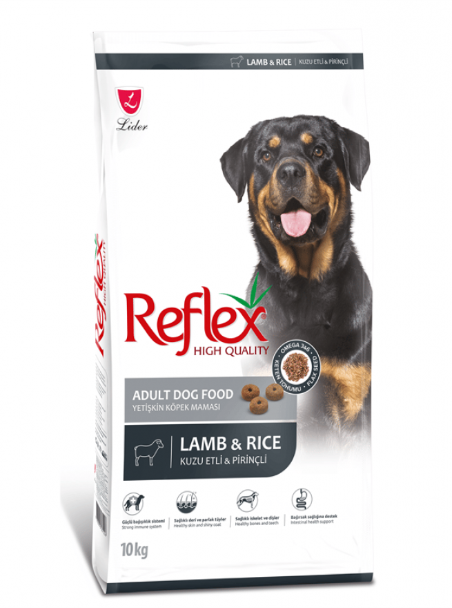 Reflex Kuzulu ve Pirinçli 10 kg Yetişkin Köpek Maması